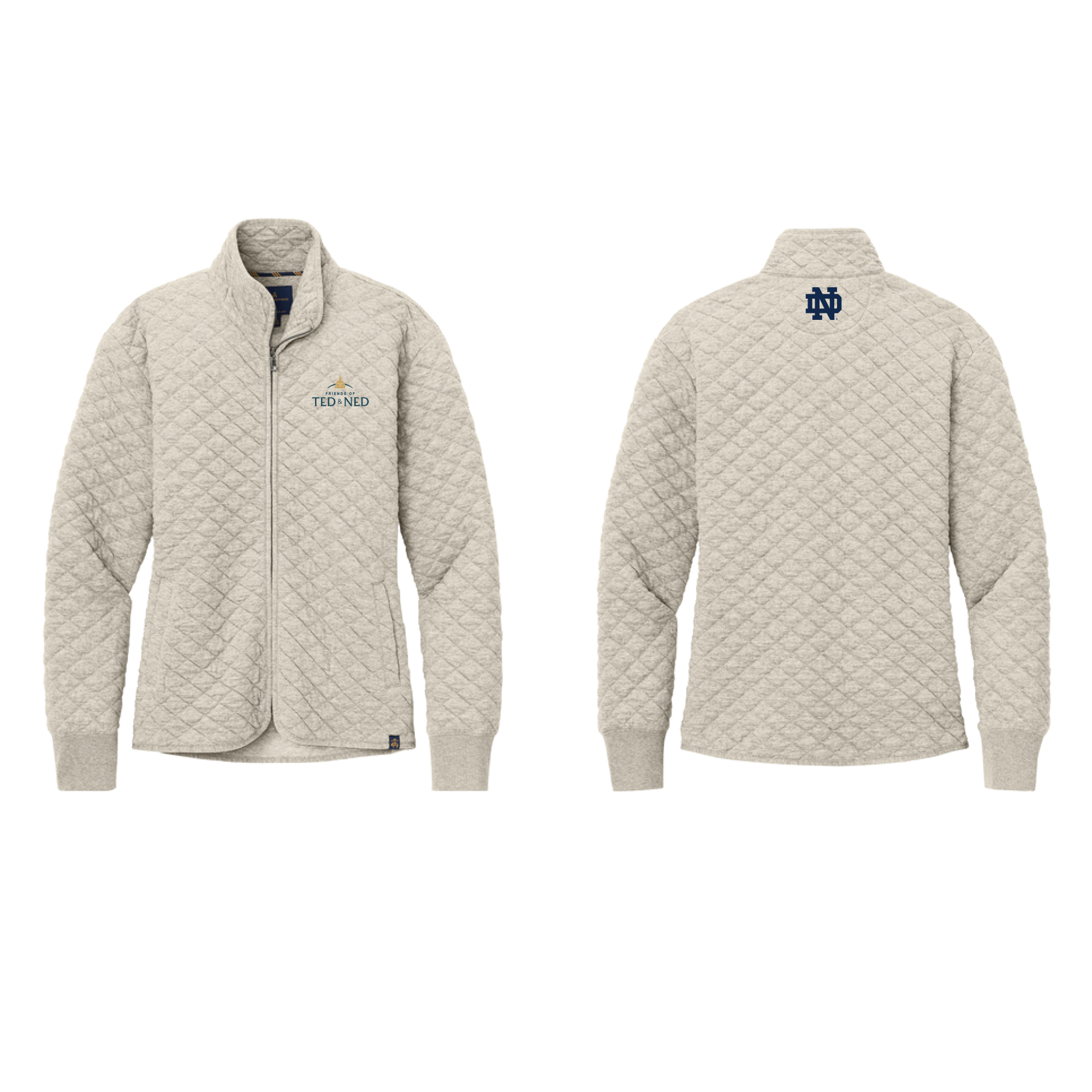 Brooks Brothers Women's Diamond Quilt Full-Zip